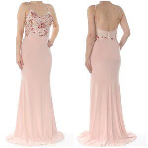 NWT Xscape Pink Embroidered Formal Gown $309